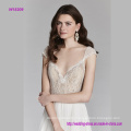 Chantilly Lace Over Bodice Net A-Line Wedding Dress